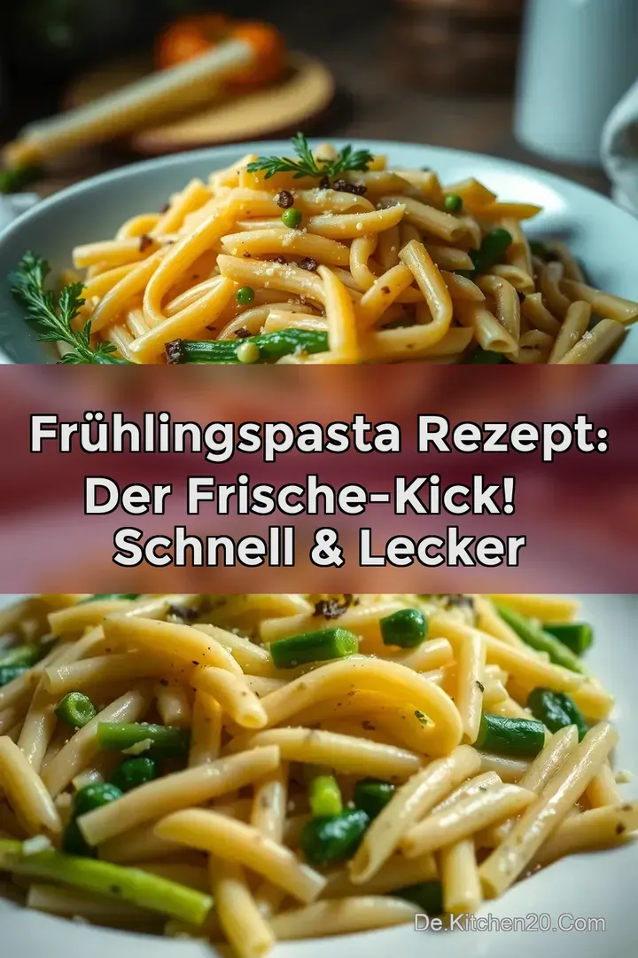 Fr&uuml;hlingspasta Rezept: Der Frische-Kick! ✨🍋 Schnell & Lecker