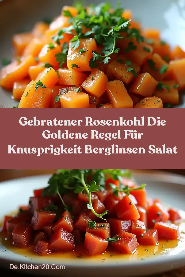 Gebratener Rosenkohl Die goldene Regel f&uuml;r Knusprigkeit Berglinsen Salat