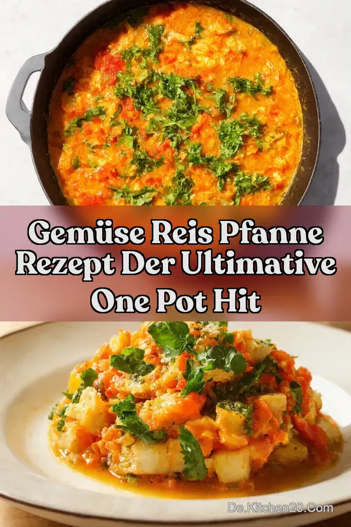 Gem&uuml;se Reis Pfanne Rezept Der ultimative One Pot Hit