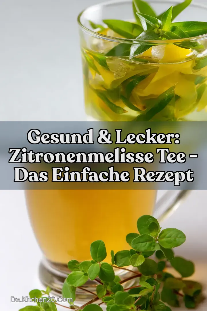 Gesund & Lecker: Zitronenmelisse Tee - Das Einfache Rezept