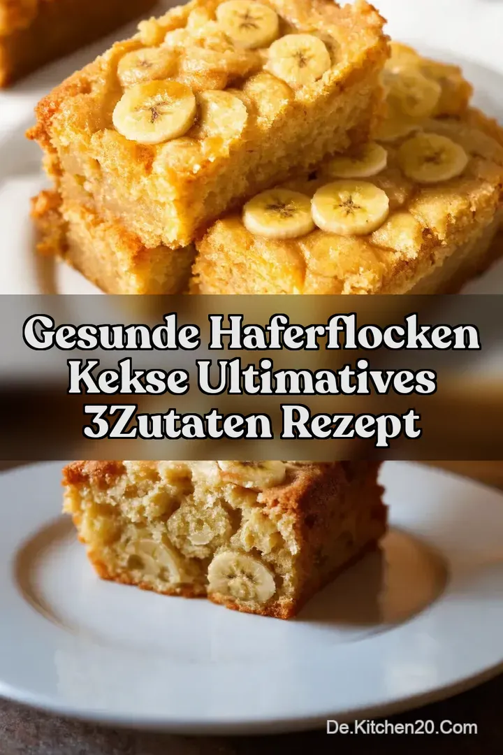 Gesunde Haferflocken Kekse Ultimatives 3Zutaten Rezept