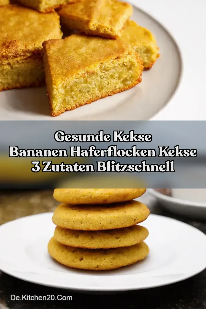 Gesunde Kekse Bananen Haferflocken Kekse 3 Zutaten Blitzschnell