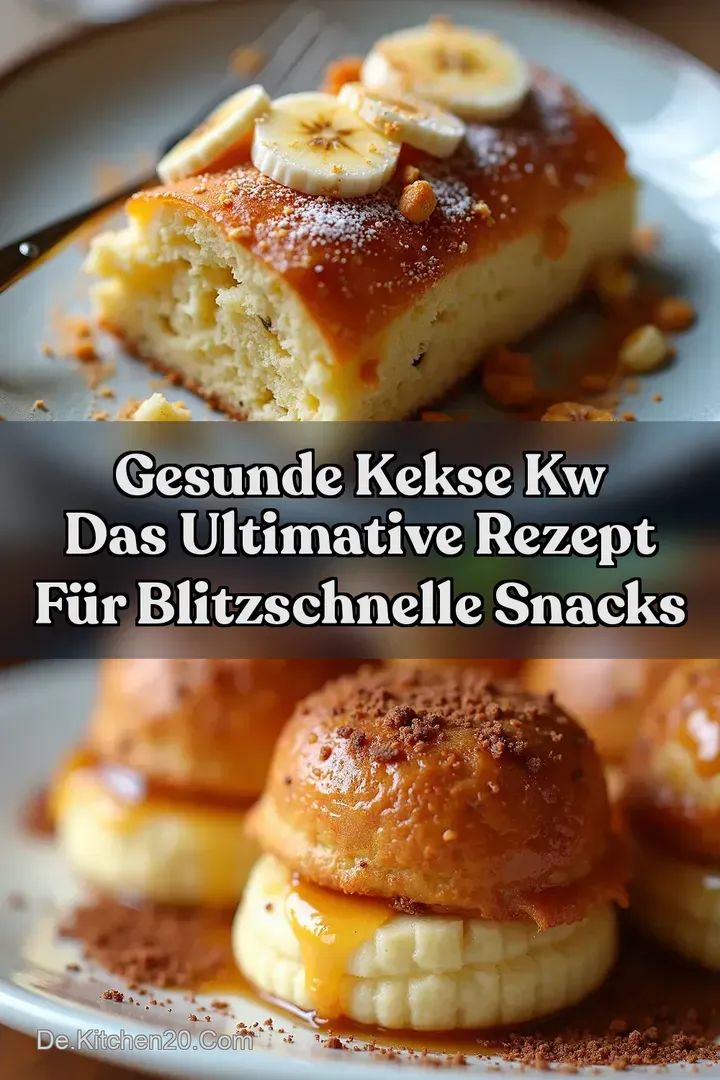 Gesunde Kekse kw Das Ultimative Rezept f&uuml;r Blitzschnelle Snacks