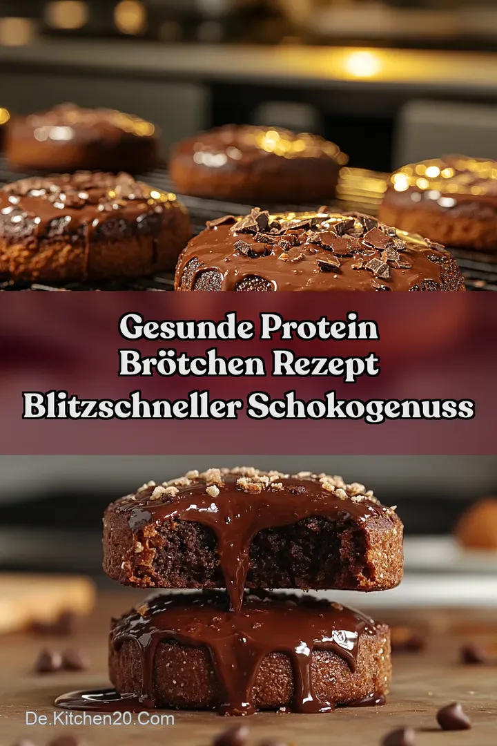 Gesunde Protein Br&ouml;tchen Rezept Blitzschneller SchokoGenuss
