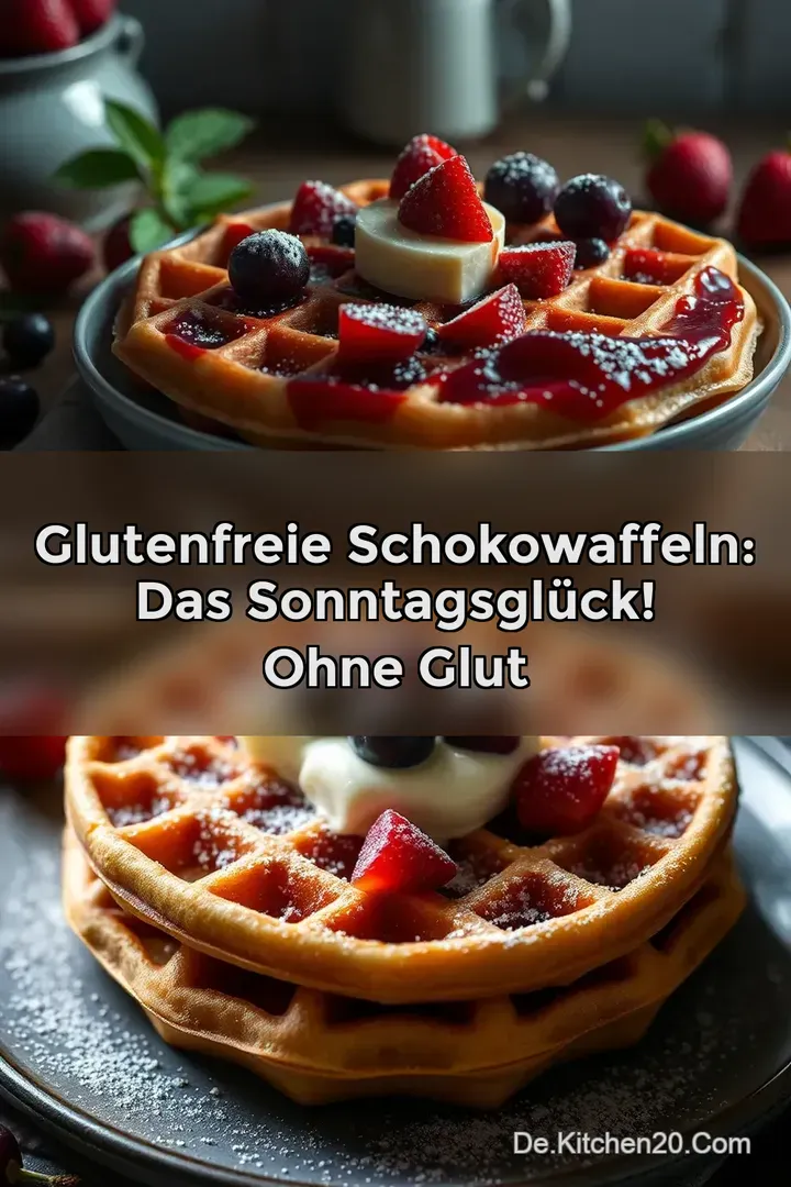Glutenfreie Schokowaffeln: Das Sonntagsgl&uuml;ck! Ohne Glut