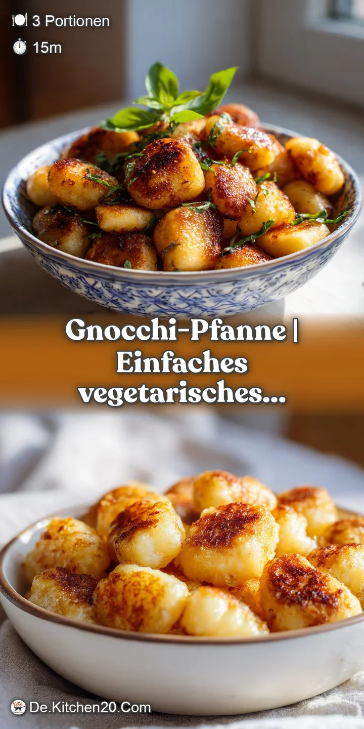 Crispy, golden gnocchi glistening with a rich, creamy tomato sauce, topped with fresh green herbs.