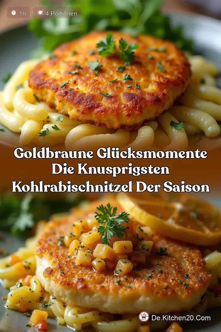 Goldbraune Gl&uuml;cksmomente Die Knusprigsten Kohlrabischnitzel der Saison