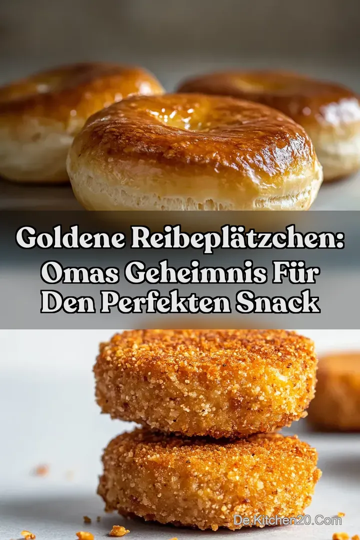 Goldene Reibepl&auml;tzchen: Omas Geheimnis f&uuml;r den perfekten Snack