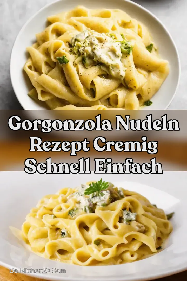 Gorgonzola Nudeln Rezept Cremig Schnell Einfach