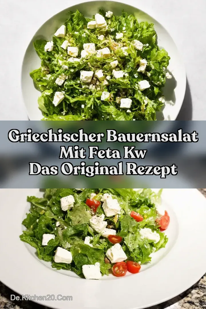 Griechischer Bauernsalat Mit Feta kw Das Original Rezept