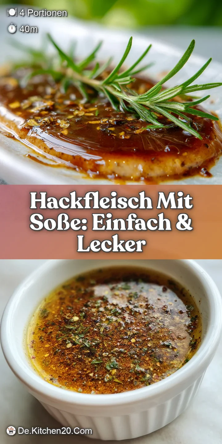 Close-up of hearty ground meat in a luscious, glossy sauce, showcasing tender textures and a sprinkle of bright green herbs.