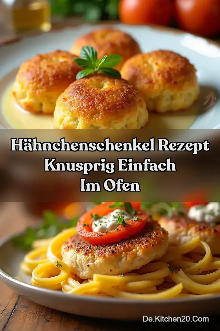 H&auml;hnchenschenkel Rezept Knusprig Einfach im Ofen