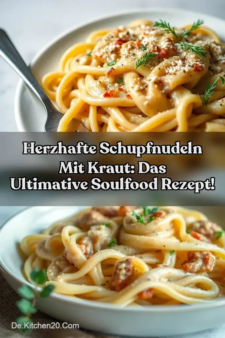 Herzhafte Schupfnudeln mit Kraut: Das ultimative Soulfood Rezept!