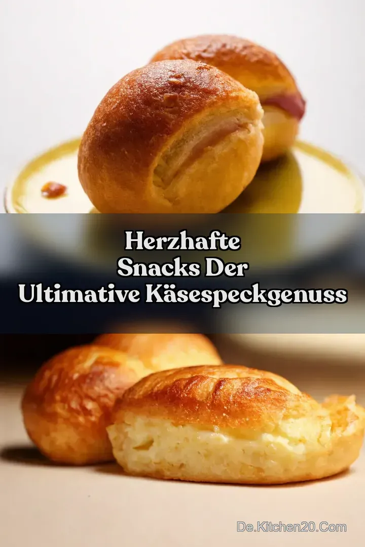 Herzhafte Snacks Der ultimative K&auml;seSpeckGenuss