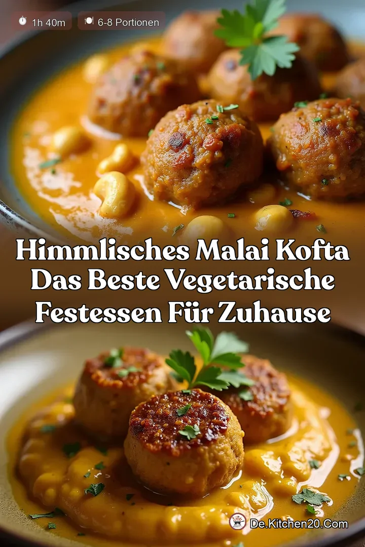 Himmlisches Malai Kofta Das beste vegetarische Festessen f&uuml;r Zuhause