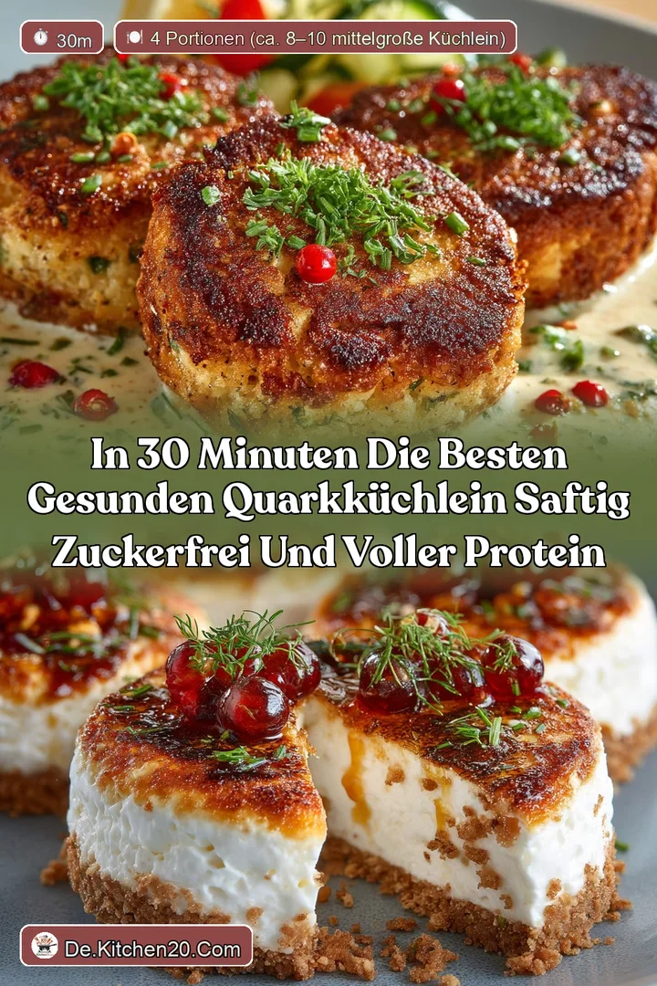In 30 Minuten Die besten Gesunden Quarkk&uuml;chlein Saftig zuckerfrei und voller Protein
