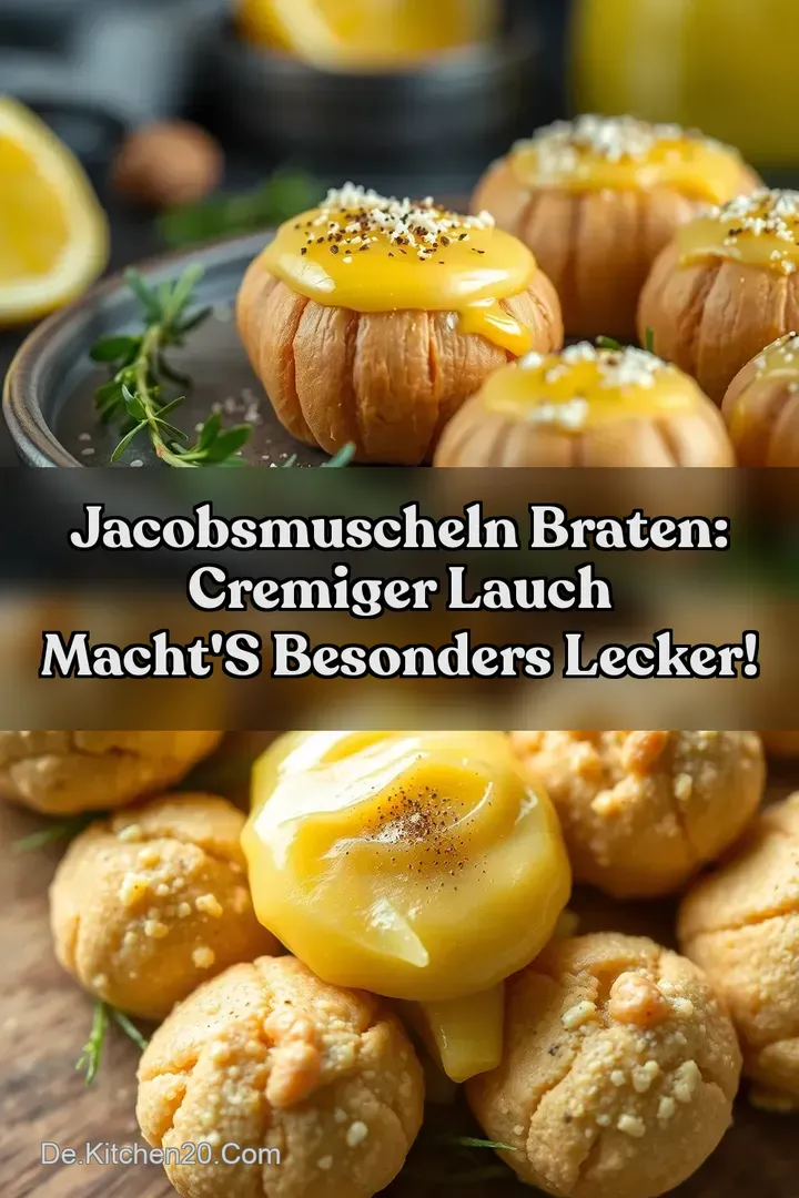 Jacobsmuscheln Braten: Cremiger Lauch macht s besonders lecker!