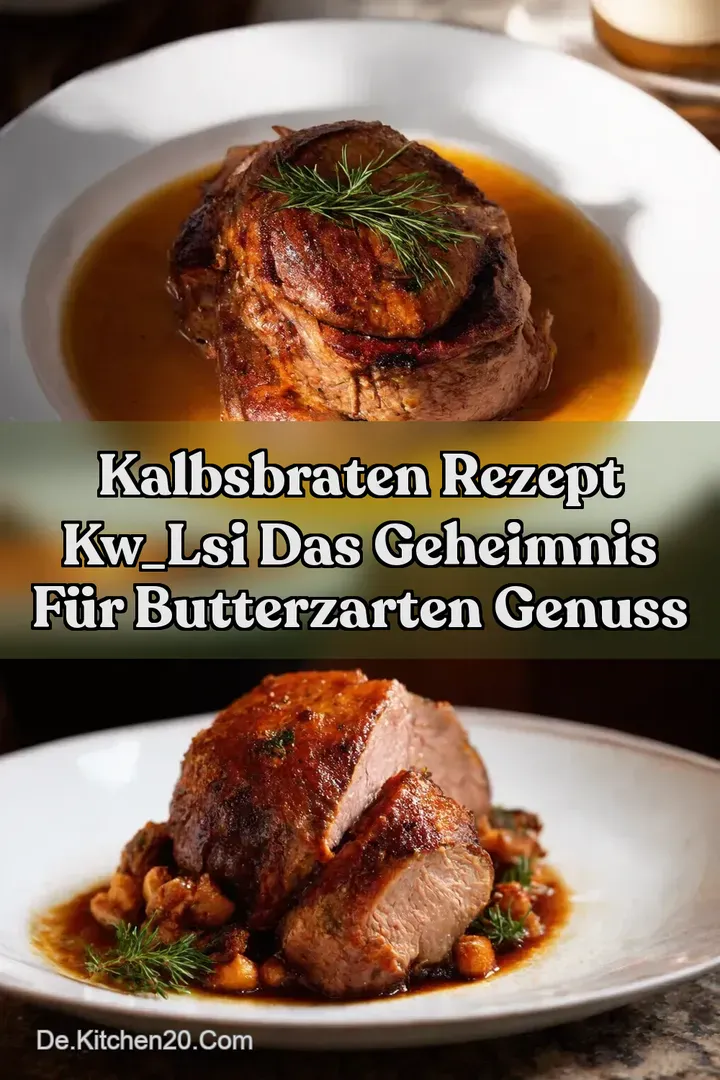 Kalbsbraten Rezept kw_lsi Das Geheimnis f&uuml;r butterzarten Genuss