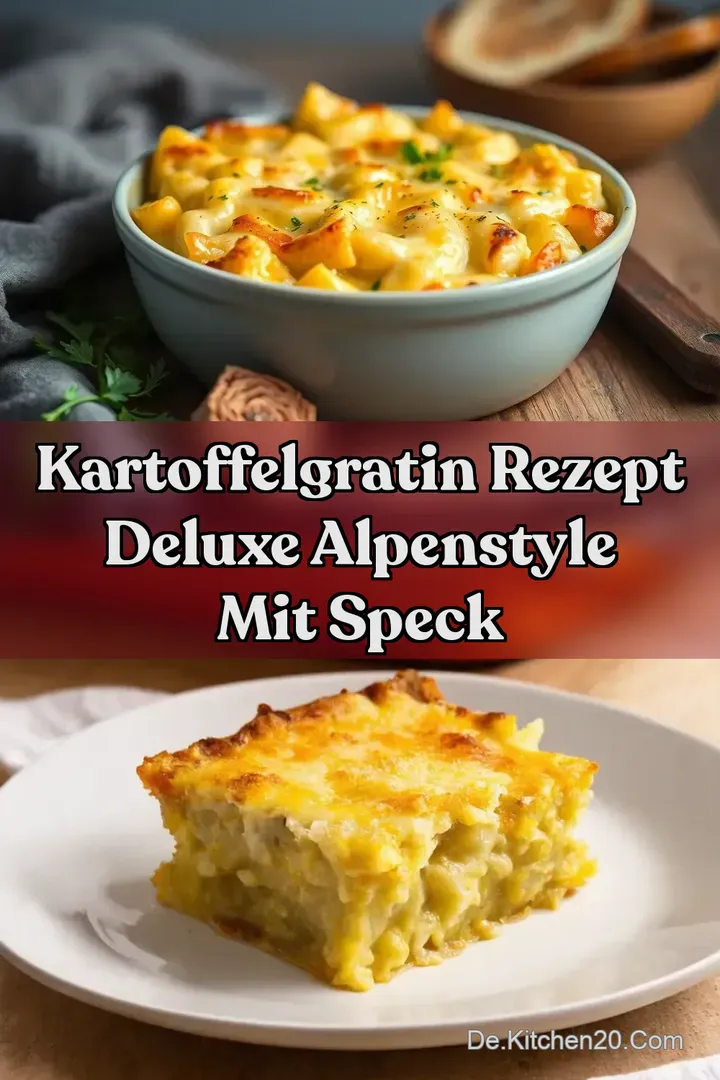 Kartoffelgratin Rezept Deluxe AlpenStyle mit Speck