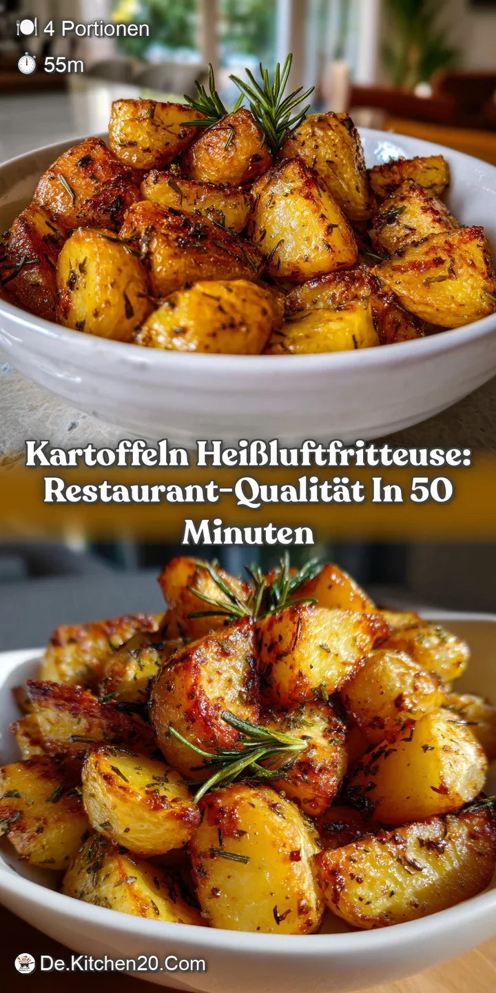 Kartoffeln Hei&szlig;luftfritteuse: Restaurant-Qualit&auml;t in 50 Minuten