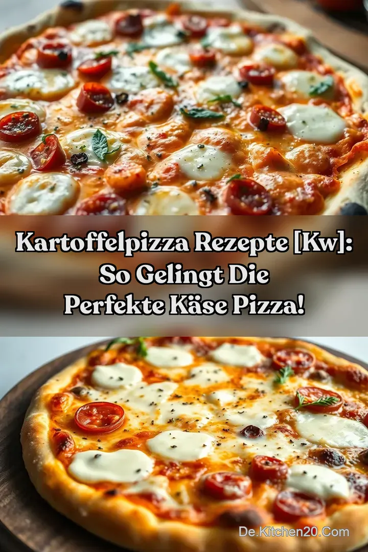 Kartoffelpizza Rezepte [kw]: So gelingt die perfekte K&auml;se Pizza!