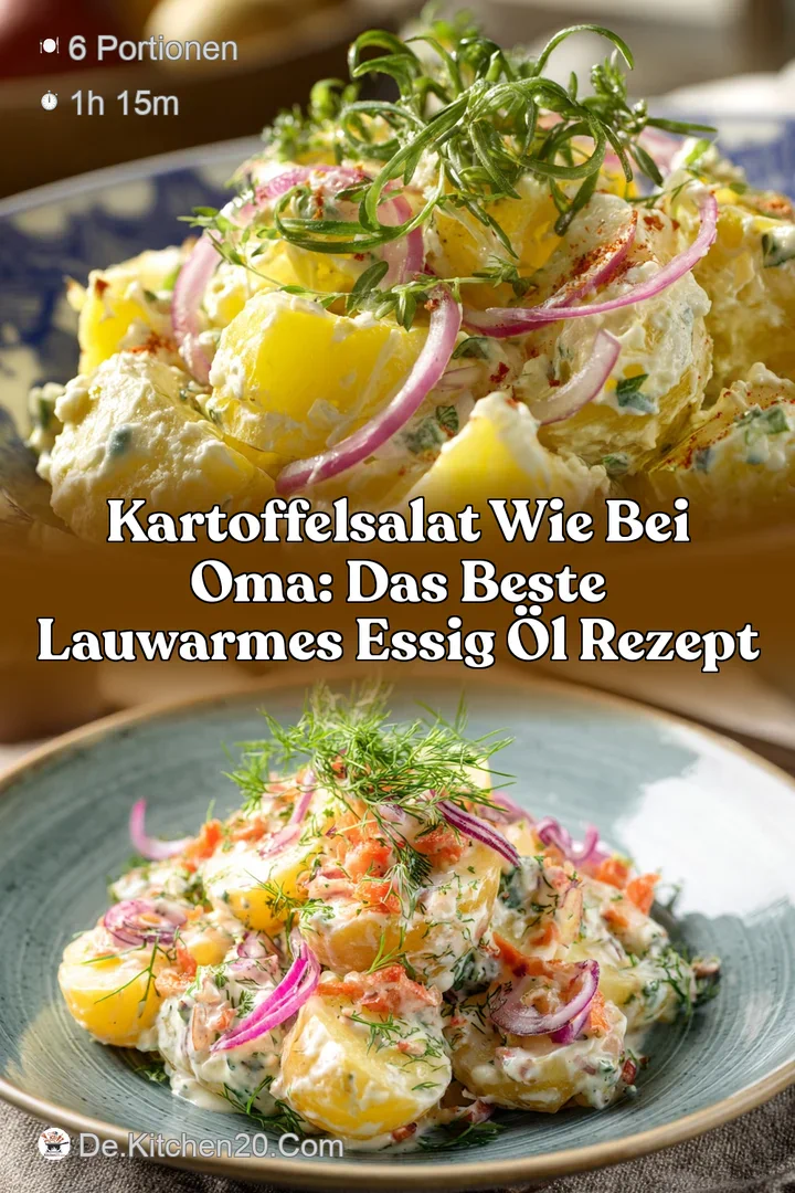 Kartoffelsalat wie bei Oma: Das beste lauwarmes Essig &Ouml;l Rezept