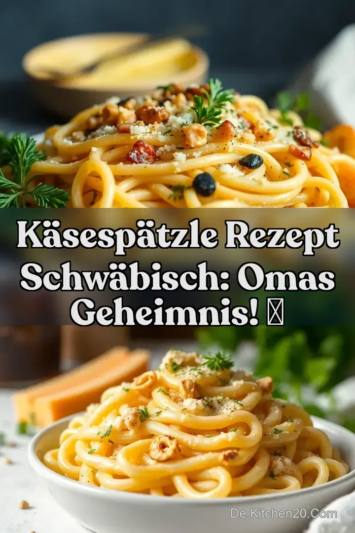 K&auml;sesp&auml;tzle Rezept Schw&auml;bisch: Omas Geheimnis! ✨