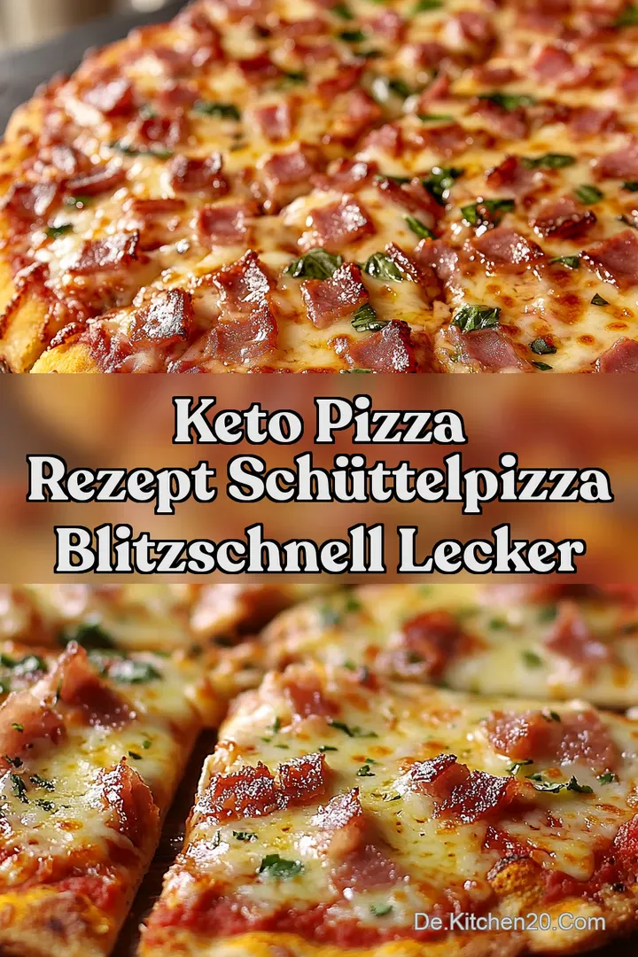 Keto Pizza Rezept Sch&uuml;ttelpizza blitzschnell lecker