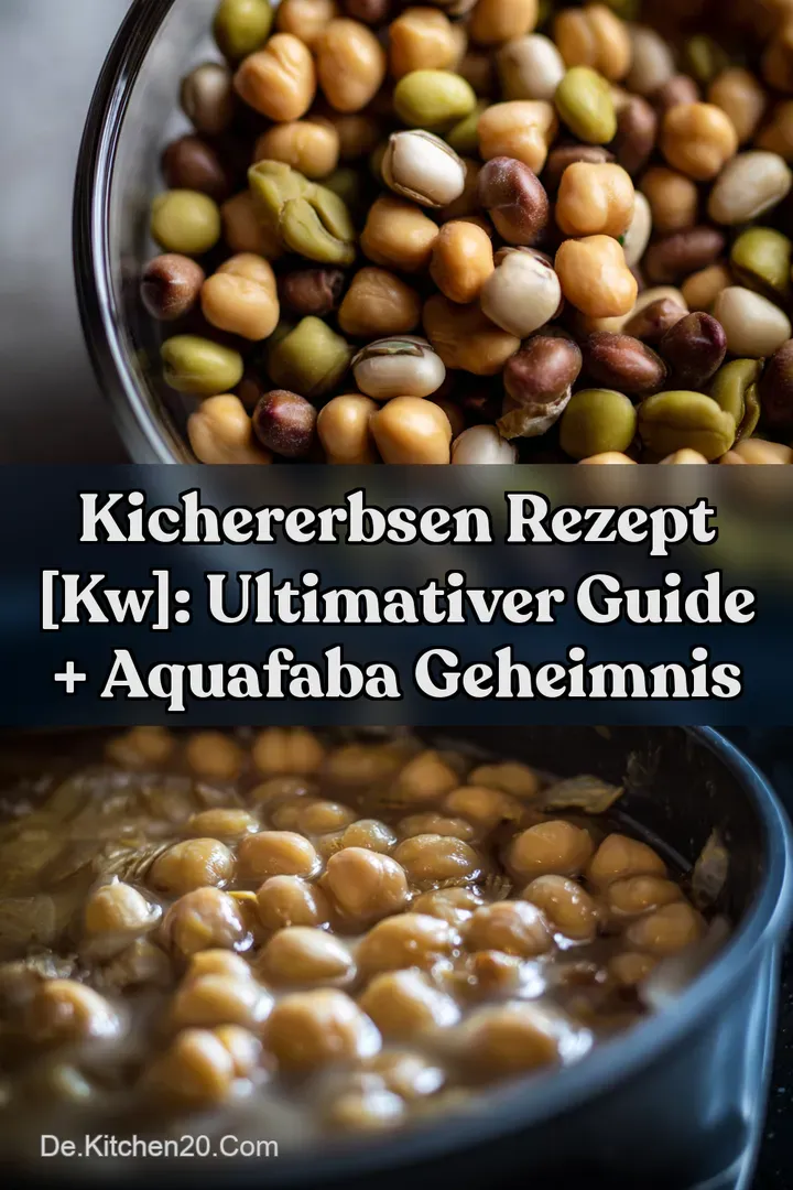Kichererbsen Rezept [kw]: Ultimativer Guide + Aquafaba Geheimnis