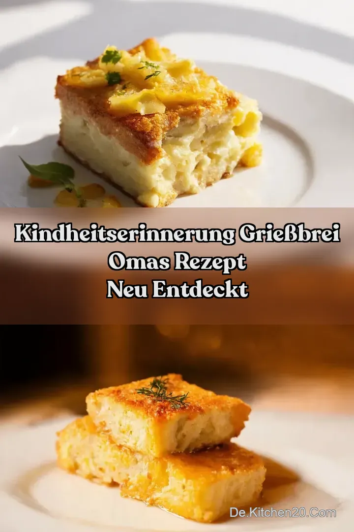 Kindheitserinnerung Grie&szlig;brei Omas Rezept neu entdeckt