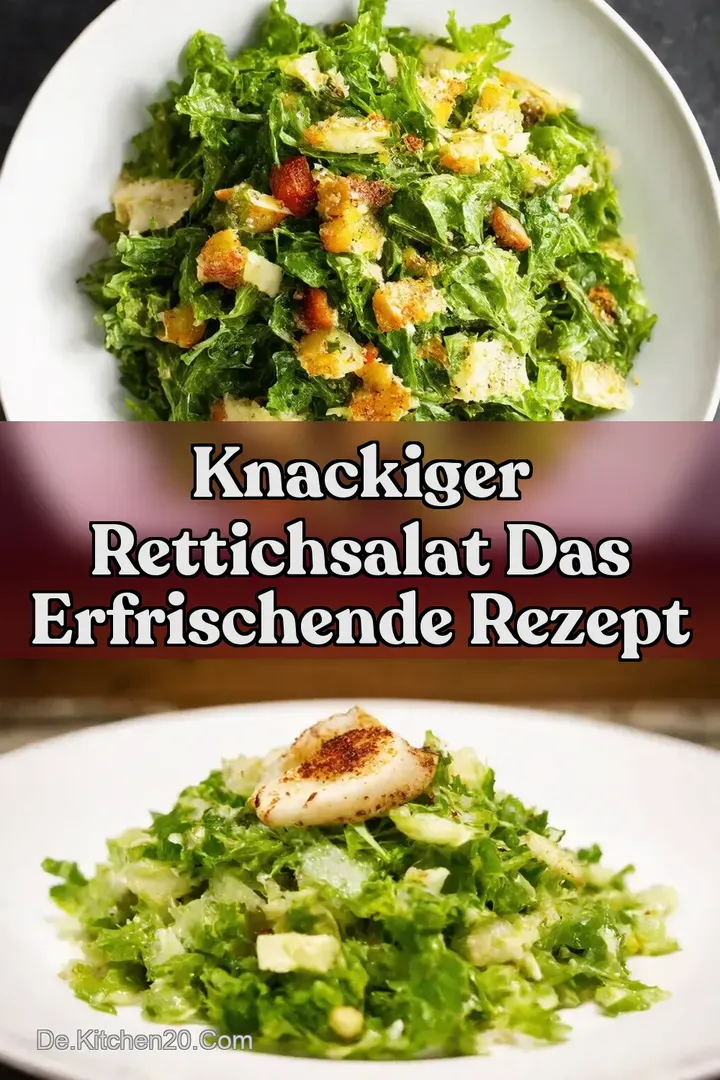 Knackiger Rettichsalat Das erfrischende Rezept
