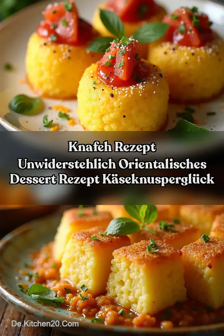 Knafeh Rezept Unwiderstehlich Orientalisches Dessert Rezept K&auml;seKnusperGl&uuml;ck