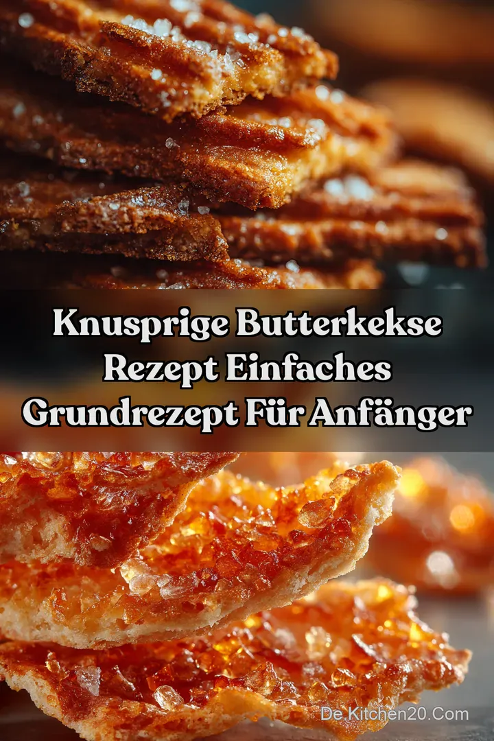 Knusprige Butterkekse Rezept Einfaches Grundrezept f&uuml;r Anf&auml;nger