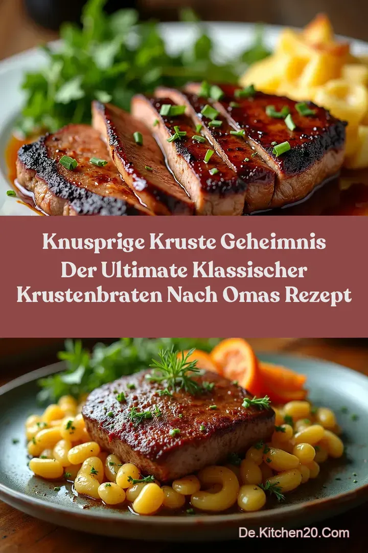 Knusprige Kruste Geheimnis Der Ultimate Klassischer Krustenbraten nach Omas Rezept