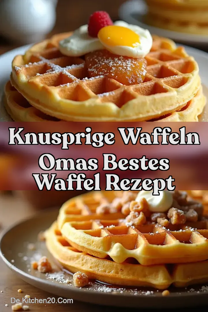 Knusprige Waffeln Omas Bestes Waffel Rezept