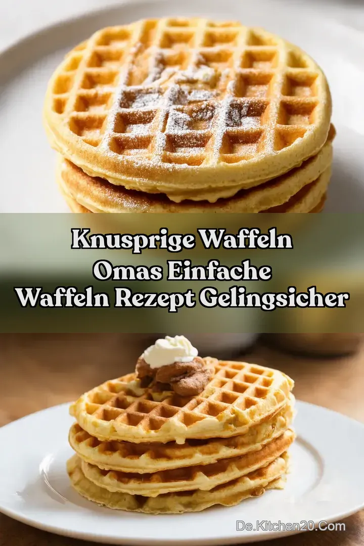 Knusprige Waffeln Omas Einfache Waffeln Rezept Gelingsicher