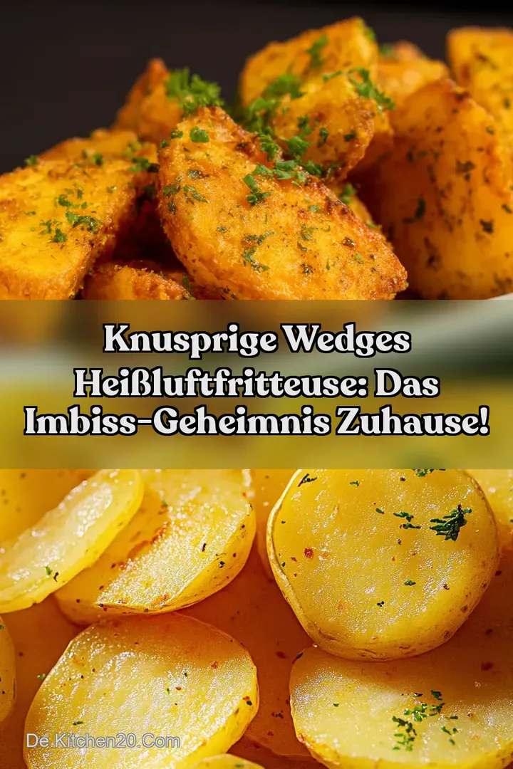Knusprige Wedges Hei&szlig;luftfritteuse: Das Imbiss-Geheimnis Zuhause!