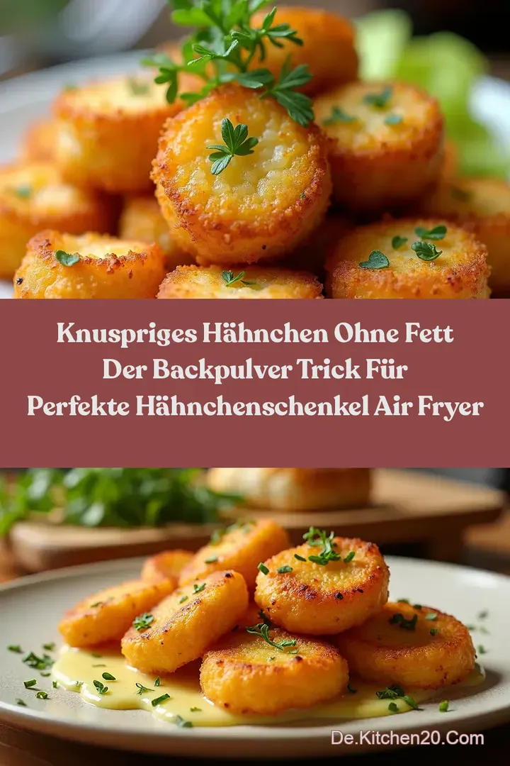 Knuspriges H&auml;hnchen ohne Fett Der Backpulver Trick f&uuml;r Perfekte H&auml;hnchenschenkel Air Fryer
