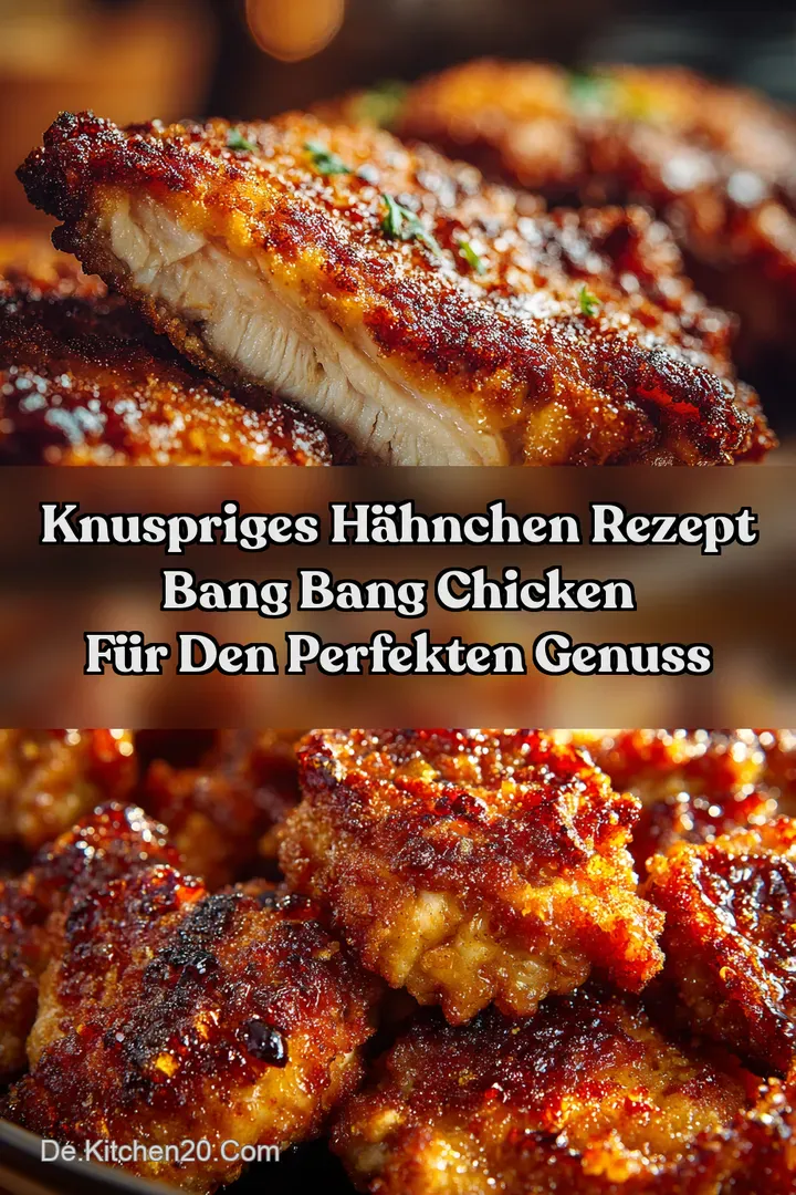 Knuspriges H&auml;hnchen Rezept Bang Bang Chicken f&uuml;r den perfekten Genuss
