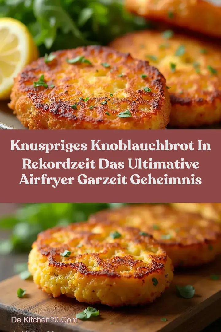 Knuspriges Knoblauchbrot in Rekordzeit Das Ultimative Airfryer Garzeit Geheimnis