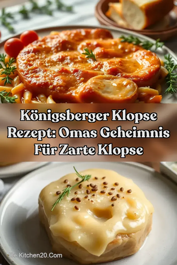 K&ouml;nigsberger Klopse Rezept: Omas Geheimnis f&uuml;r Zarte Klopse