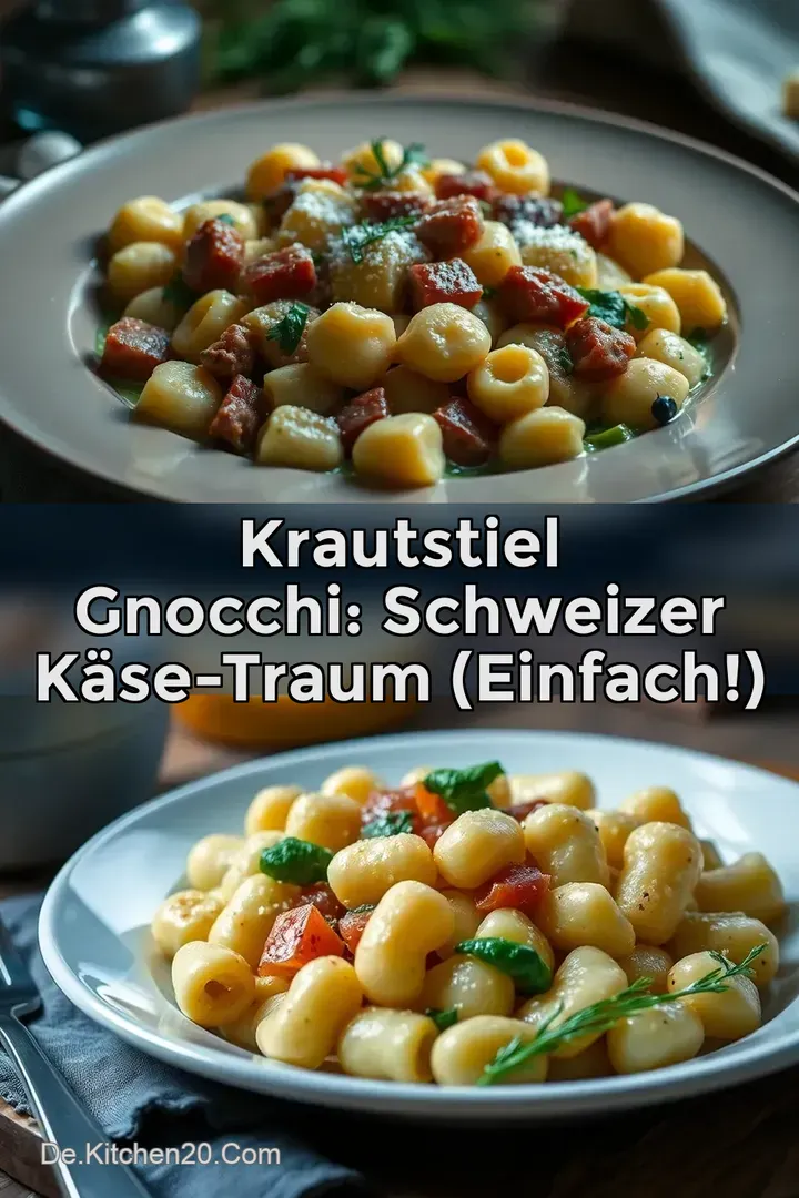 Krautstiel Gnocchi: Schweizer K&auml;se-Traum (Einfach!)
