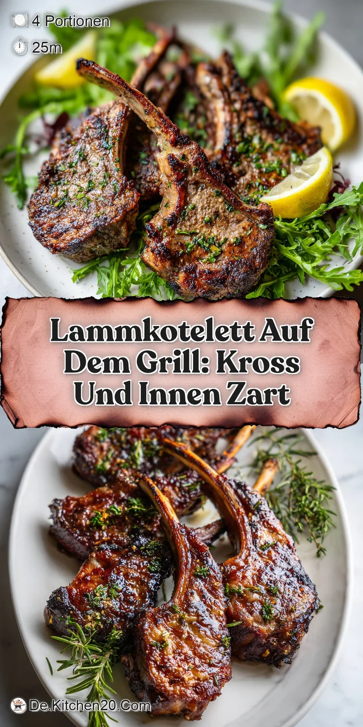 Close-up reveals a juicy, grilled lamb chop, its surface a mosaic of textures and fragrant char marks.