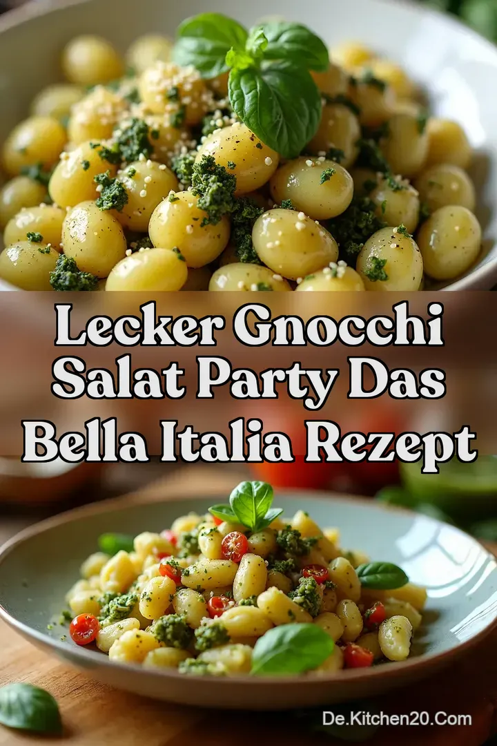 Lecker Gnocchi Salat Party Das Bella Italia Rezept