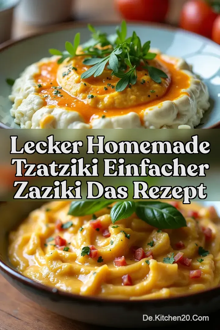 Lecker Homemade Tzatziki Einfacher ZAZIKI das Rezept