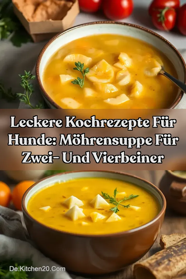 Leckere Kochrezepte f&uuml;r Hunde: M&ouml;hrensuppe f&uuml;r Zwei- und Vierbeiner