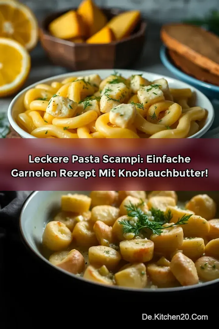 Leckere Pasta Scampi: Einfache Garnelen Rezept mit Knoblauchbutter!
