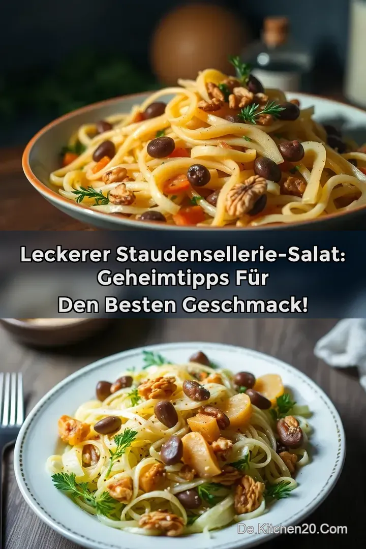 Leckerer Staudensellerie-Salat: Geheimtipps f&uuml;r den besten Geschmack!