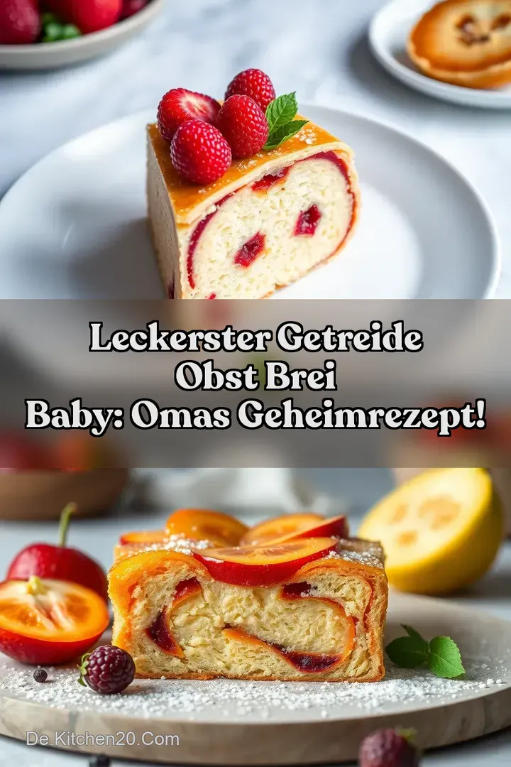 Leckerster Getreide Obst Brei Baby: Omas Geheimrezept!