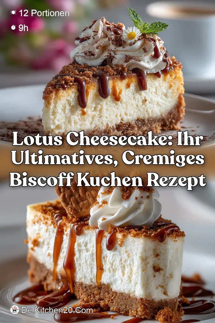 Lotus Cheesecake: Ihr ultimatives cremiges Biscoff Kuchen Rezept